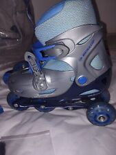 Dunlop Inline Skates with bag and accessories .Blue .Size 3-6