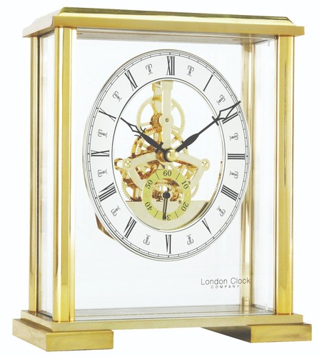 Gold tone skeleton quartz - skeleton,