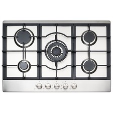 electriQ 75cm 5 Burner Gas Hob