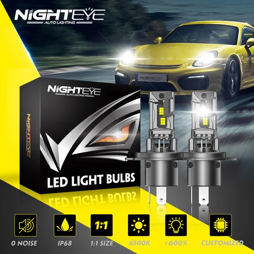 Nighteye led headlight - 2x,