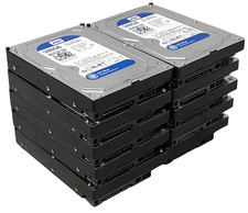 10 x Western Digital WD Blue WD5000AAKX 500GB 3.5" SATA Hard Drives 100% Health