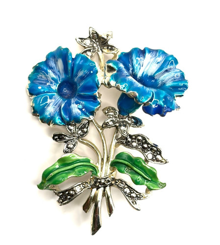 Vintage exquisite enamel - enamel, &