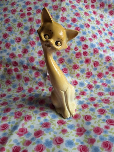 Vintage siamese cat - cat, figurine