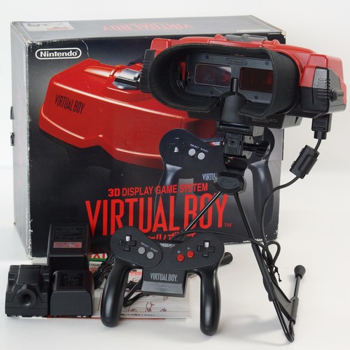Virtual boy console boxed - virtual,