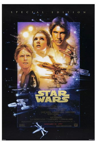 Star wars movie poster - star,