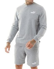 Men's Puma 2-Piece Loungewear Shorts Suit Set Cotton Regular Fit Medium M