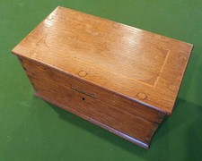 Antique oak Box jewellery