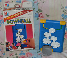 Vintage Downfall Travel Game by MB Games 1990 - Complete - Box Worn