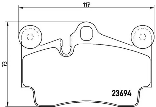 Brake pads 070 brembo - brake,