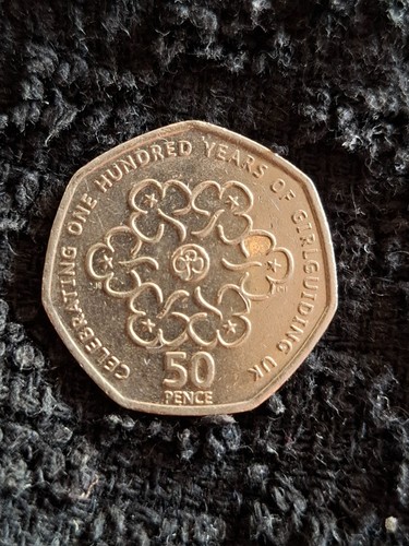 Girl guides 50p 2010 - 100, years