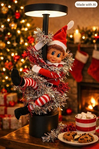 Elf the shelf - on,
