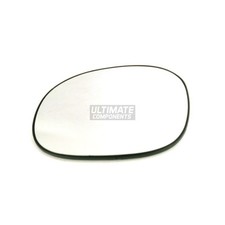 Mirror Glass Peugeot 206CC Convertible 2000-2009 Convex Heated Passenger Side