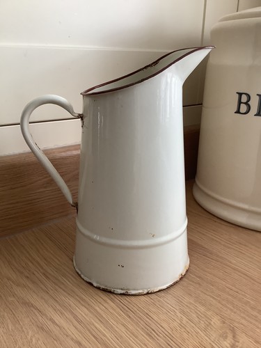 Vintage french cream - french, enamel