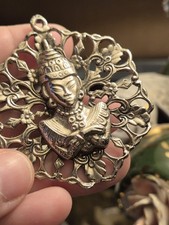 Vintage Tibetan Buddha Silver