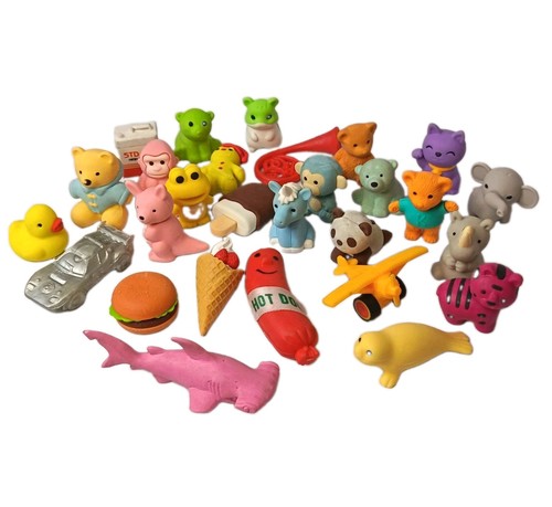 Job lot novelty iwako - 28,