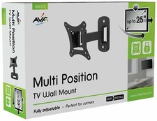 AVF - AAL113 - TV Multi Position Fully adjustable Wall Mount  Up To 25"/ 10Kg
