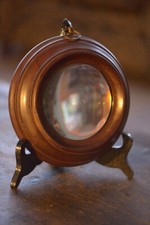 Convex Glass Scrying Mirror