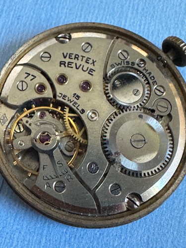 Gents vintage vertex revue - vertex, 15j