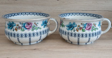 Keeling & Co Losol Ware Pair of  Burslem Hand Painted Chamber Pot - Dilhorne