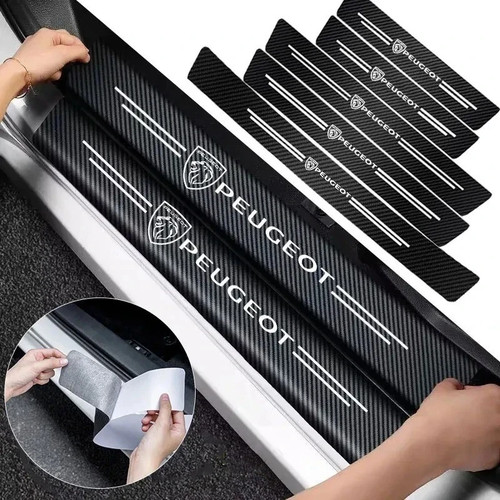 4pcs peugeot carbon fibre - 4pcs,