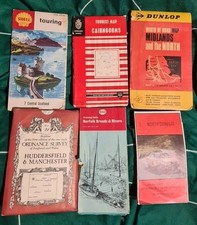 Old Motoring Maps x 6 Scotland