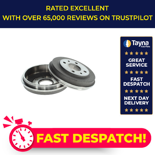 Brake drums fits - (pair),