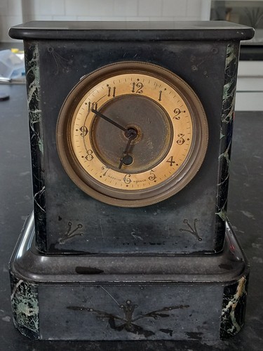 Antique french slate marble - &,
