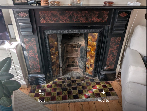 Original antique marbleized - original,