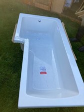 L Shaped Shower Bath Left Hand Bathtub