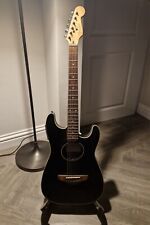 FENDER STRATACOUSTIC STANDARD BLACK ELECTRO ACOUSTIC GUITAR
