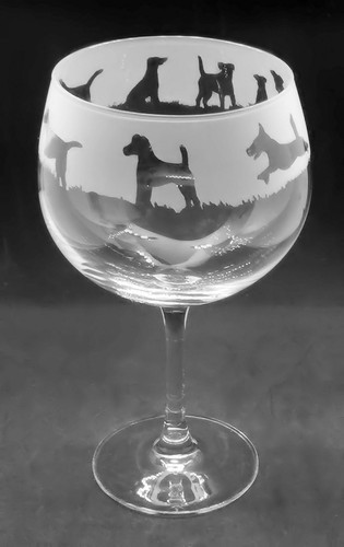 Fox terrier frieze boxed 70cl - terrier,
