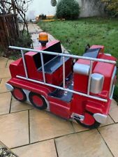 sit on Fireman Sam Engine