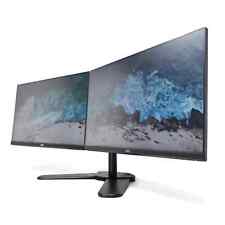 Dual Frameless Monitor Bundle Dell HP Lenovo + New Stand HDMi or HDMI-DVI DP