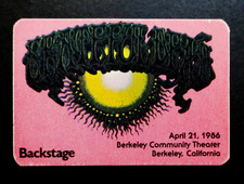 Grateful Dead Backstage Pass