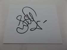 HAND SIGNED 6" x 5" AUTOGRAPH BOOK PAGE - SCOTT PARKER - FOOTBALL