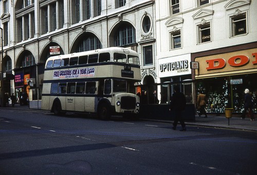 35mm bus slide - bus, sheffield