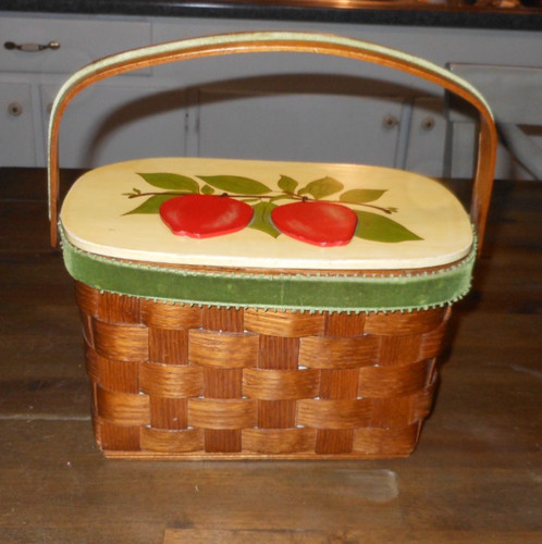 Vintage charlotte apples woven - charlotte,