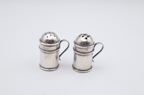 Delightful antique silver pair - delightful,
