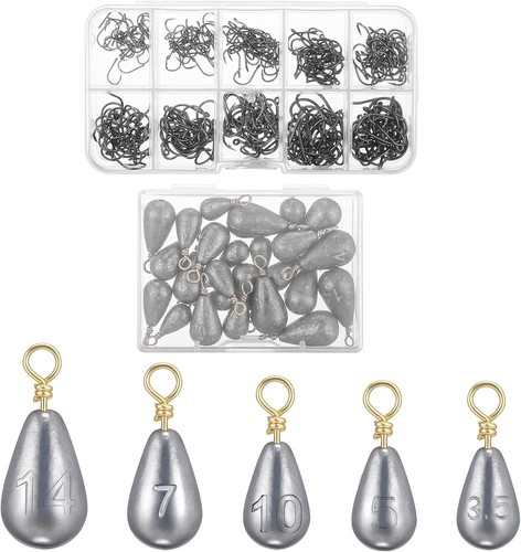 325 pcs fishing tackle kit - tackle,