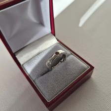 Mozambique Garnet Band Ring In