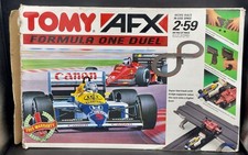 Vintage Tomy AFX Formula One Duel Track Set Tested INSTRUCT REPRINTED- READ DESC