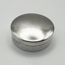 GEORGE V CIRCULAR PILL BOX