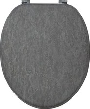 Marble Effect Toilet seat MDF