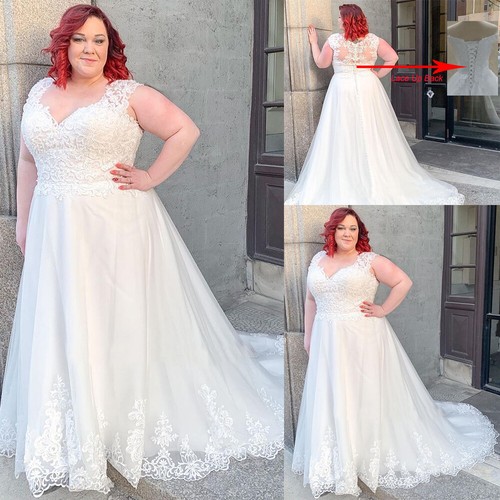 Plus size wedding dresses - plus, v