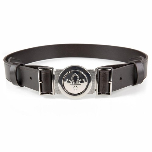 Scout uniform leather belt - leather,