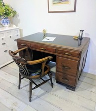 Art Deco Mahogany Desk By H.Baldock And Sons Of Liverpool Delivery Available 