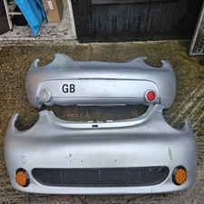 98-05 VW BEETLE GENUINE VOTEX BUMPERS FRONT REAR SILVER HARD TOP !NEED TLC!
