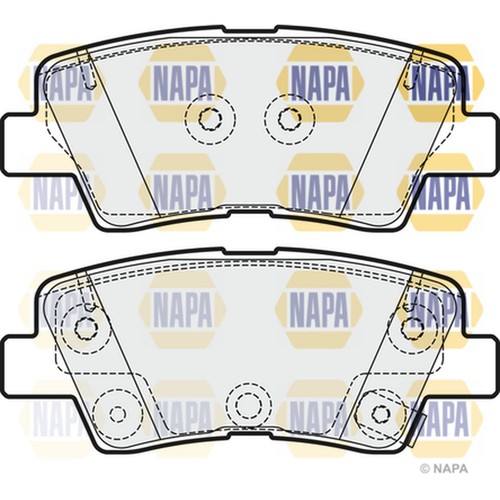 Brake pads set - set, for