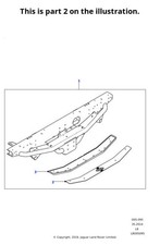Land Rover Genuine Plate Rear
