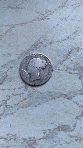 Queen victoria 1845 shilling - queen,